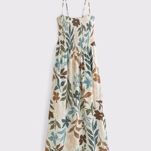 NWT Abercrombie &Fitch Floral Midi Sundress